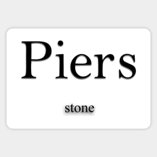 Piers Name meaning Magnet